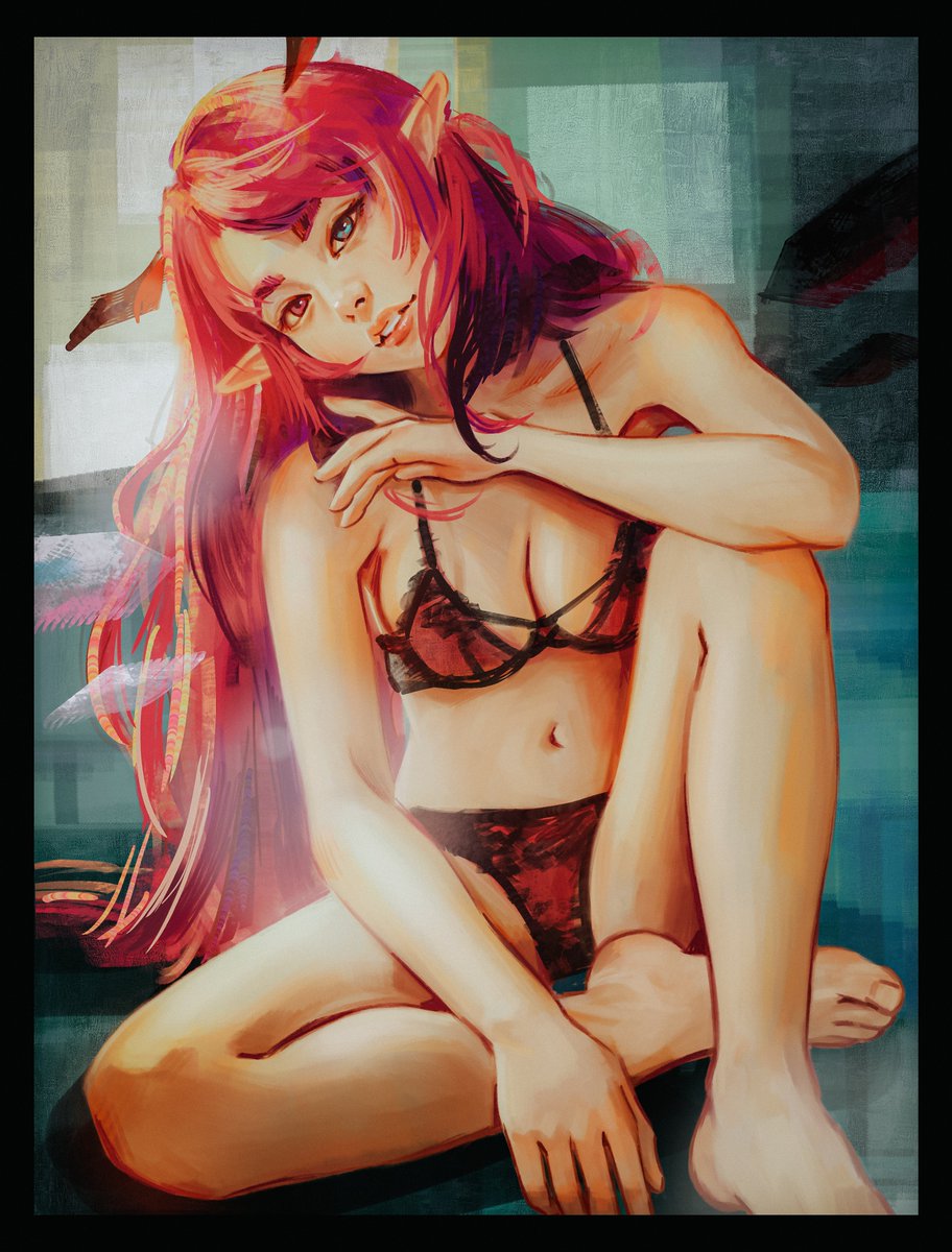 mercstiew's tweet image. IRyS!
Only Bae and Sana to go.
Spent a lot longer on this one than the others idkwhy. I keep swinging from being really happy with it and being a bit disappointed in it lol. I wanted to give her a garterbelt but it would take to much time...
9/20 (?)
#IRySart
#HololiveEN