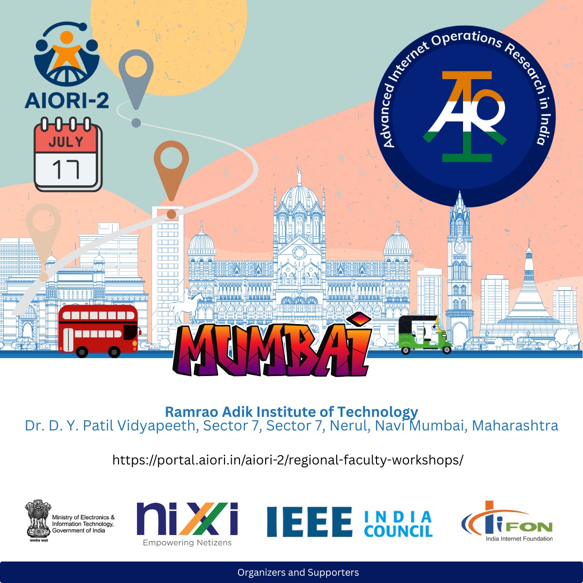 _iifon's tweet image. Mumbai | 17 July 2025
The 3rd #AIORI2 Faculty development Workshop, supported by @GoI_MeitY &amp;amp; @inregistry, brings engineering faculty together to explore Internet Engineering, Measurement &amp;amp; Standards.

🔗 portal.aiori.in/aiori-2/region…