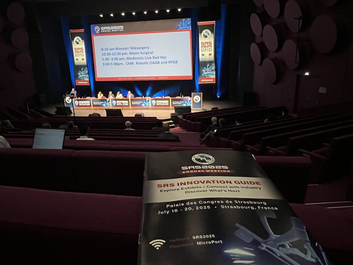 Matersurgery's tweet image. Fantastic to be @socroboticsurg annual Congress 2025 in Strasbourg hosted by @IrcadFrance with over 100 industry robotic sponsors. We’re here presenting @classicaproject on behalf of our consortium partners……