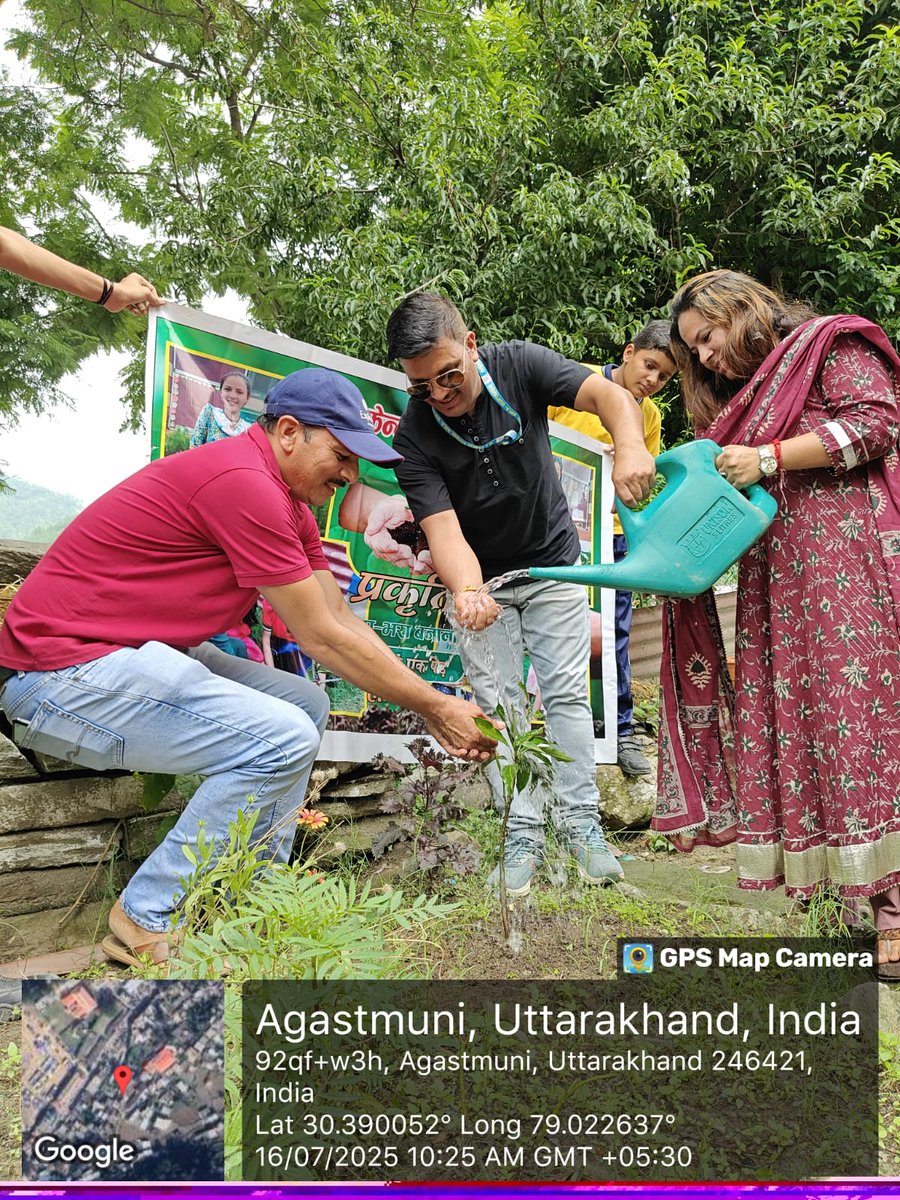 kvaug1947's tweet image. 🌱केन्द्रीय विद्यालय अगस्त्यमुनि में हरेला दिवस उत्सव 🌱
पर्यावरण संरक्षण और हरियाली को बढ़ावा देने के उद्देश्य से हमारे विद्यालय में हरेला दिवस बड़े उत्साह के साथ मनाया गया। इस अवसर पर स्कूल के सभी सदस्यों ने मिलकर वृक्षारोपण किया l
@KVS_HQ @FanpageKvs @DmRudraprayag @ro_kvs