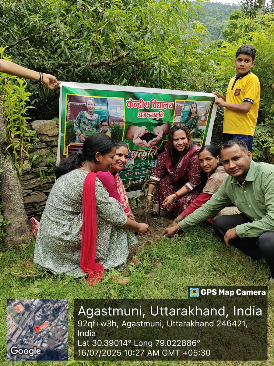 kvaug1947's tweet image. 🌱केन्द्रीय विद्यालय अगस्त्यमुनि में हरेला दिवस उत्सव 🌱
पर्यावरण संरक्षण और हरियाली को बढ़ावा देने के उद्देश्य से हमारे विद्यालय में हरेला दिवस बड़े उत्साह के साथ मनाया गया। इस अवसर पर स्कूल के सभी सदस्यों ने मिलकर वृक्षारोपण किया l
@KVS_HQ @FanpageKvs @DmRudraprayag @ro_kvs