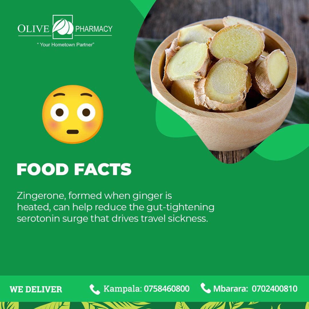 Heated ginger can calm your stomach and reduce nausea when you’re traveling. #YourHometownPartner