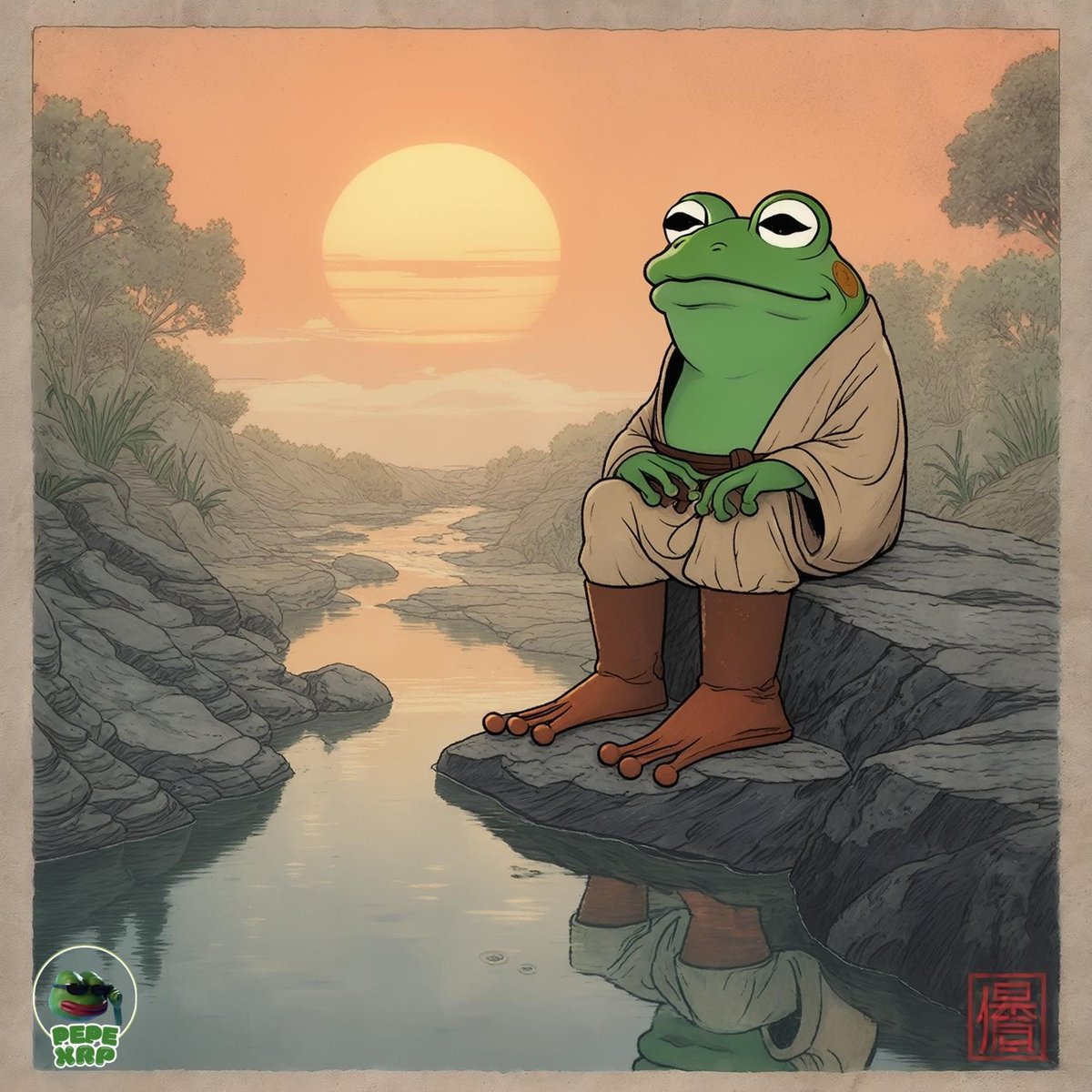 PEPE_ON_XRPL's tweet photo. 🌅 Good Morning, Warriors of the Blockchain!
As the sun rises, so does $PEPE — patient, focused, and unshaken.
🧘♂️ “The market flows like a river. Those who sit with clarity, move with power.”
– Master PEPE
🟢 Stay calm. Stay based. The charts will follow.
#PEPEXRP #PEPE #Pepecoin #XRPL #XRPCommunity #XRP