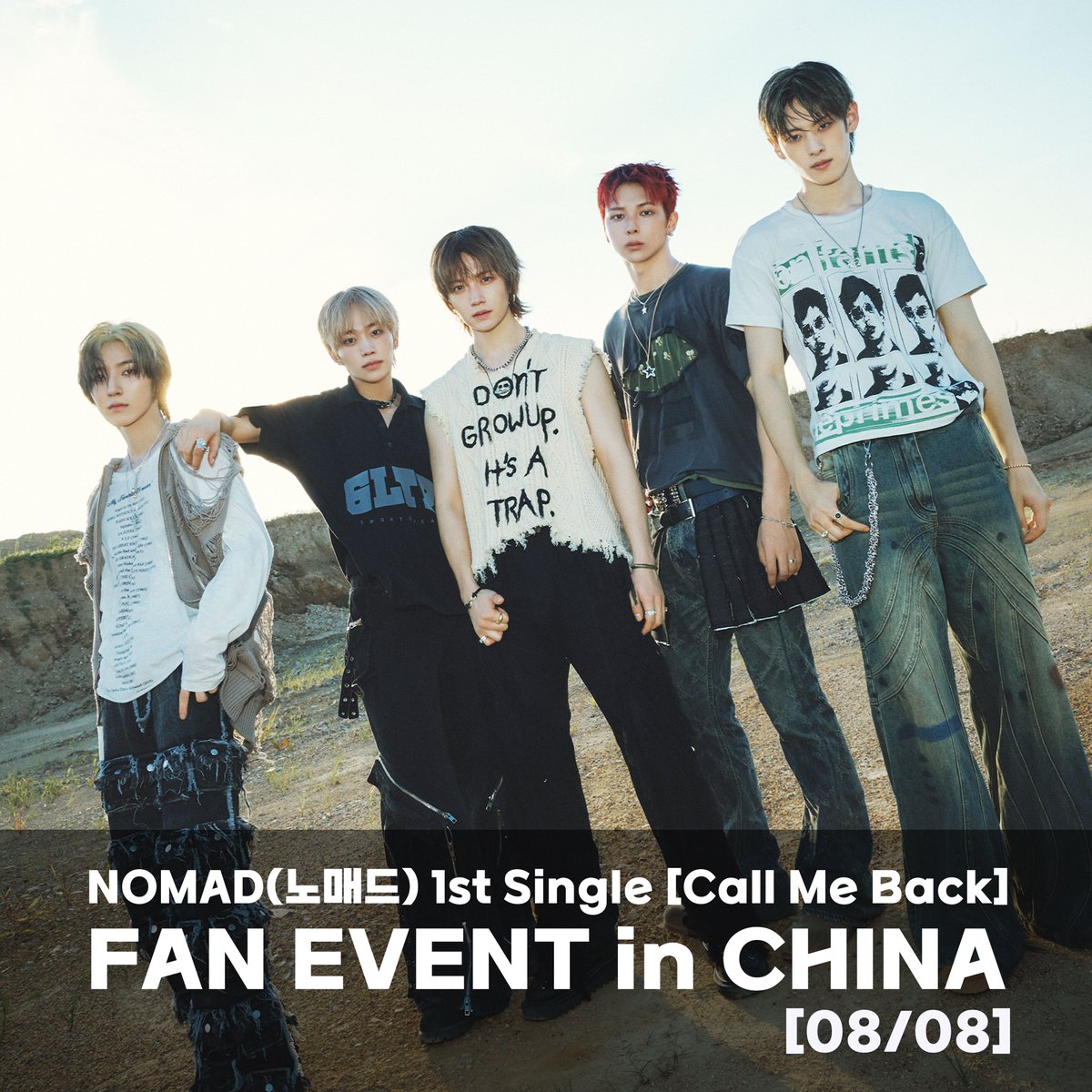 MillionMusic_kr's tweet photo. [🔔]

NOMAD(노매드) 1st Single [Call Me Back] 
FAN EVENT in CHINA ➰🖤

🗓이벤트 일자
 : 2025년 08월 08일 금요일 13:30(CST) ~

⏳응모 기간
  : 07/16(수) 15:00 ~ 07/20(일) 23:59(KST)

🥳 당첨자 발표
  : 07/21(월) 21:00(KST) 이후
    밀리언뮤직 온라인몰 공지사항 내 게시

1️⃣ FANSIGN EVENT ✍️
2️⃣ OFFLINE SPECIAL EVENT 

 🎁 응모자 전원 포토카드 특전 증정 💝

📍응모 링크
   : https://t.co/4F8MbctF5T 
   : https://t.co/Gj6G3YxoFU

#NOMAD #노매드
#MillionMusic #밀리언뮤직