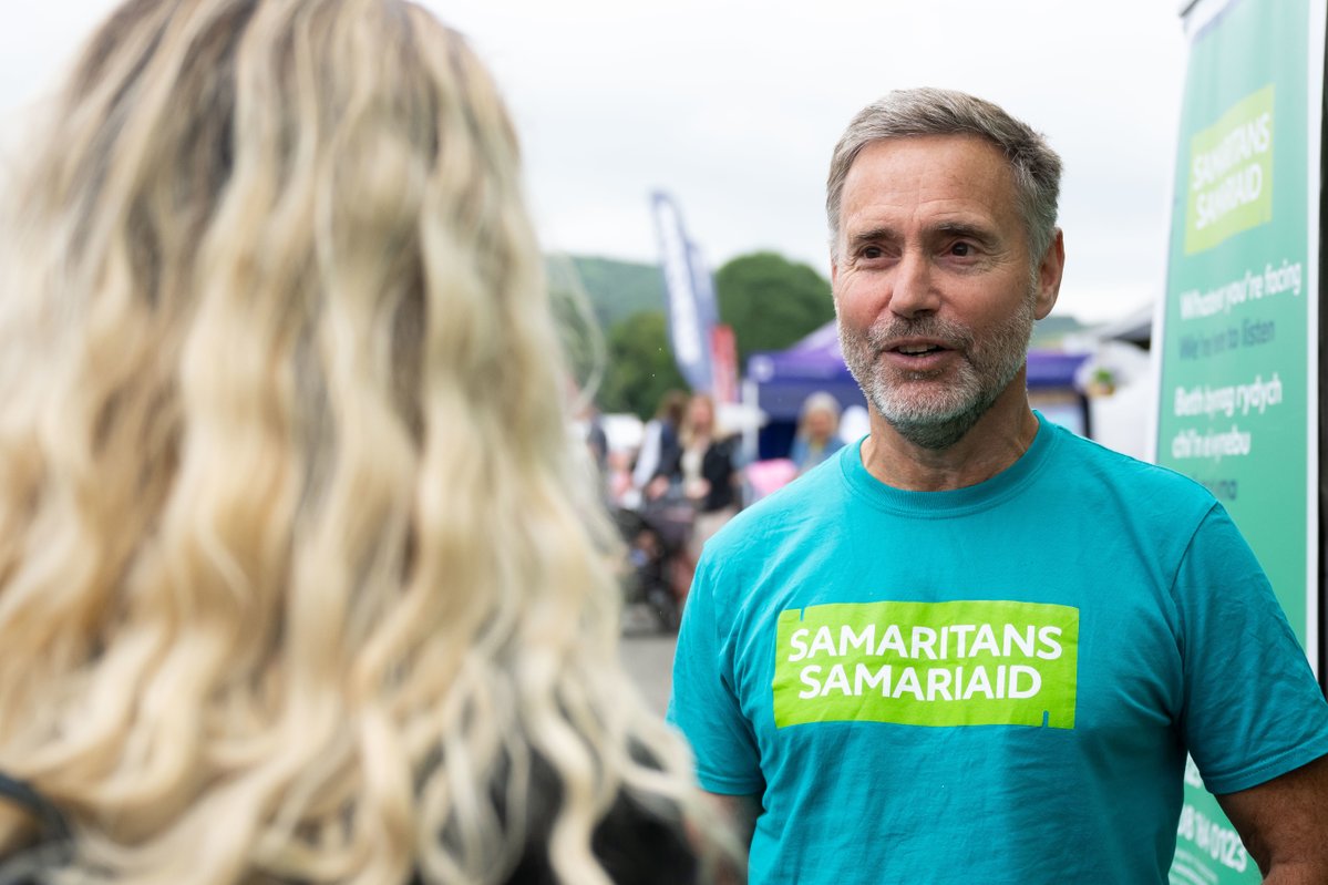 SamaritansCymru's tweet image. Are you headed to the @RoyalWelshShow next week?  

Our volunteers will be there offering emotional support to anyone who might be struggling.  

📍294-C for Samaritans 

Share this post to help spread the word 💚 
#RWS2025