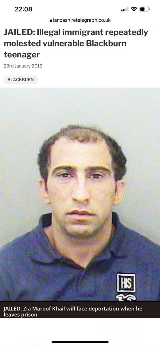 He thought it was normal to have sex with 13 year olds in 🇬🇧 

Zia Maroof Khail.    8 years Prison

Afghan Child Raper    

They said he’d be deported after his sentence, he’s still here and waiting for his shiny 🇬🇧 passport, he’s living in a house you pay for! 

Afghans without