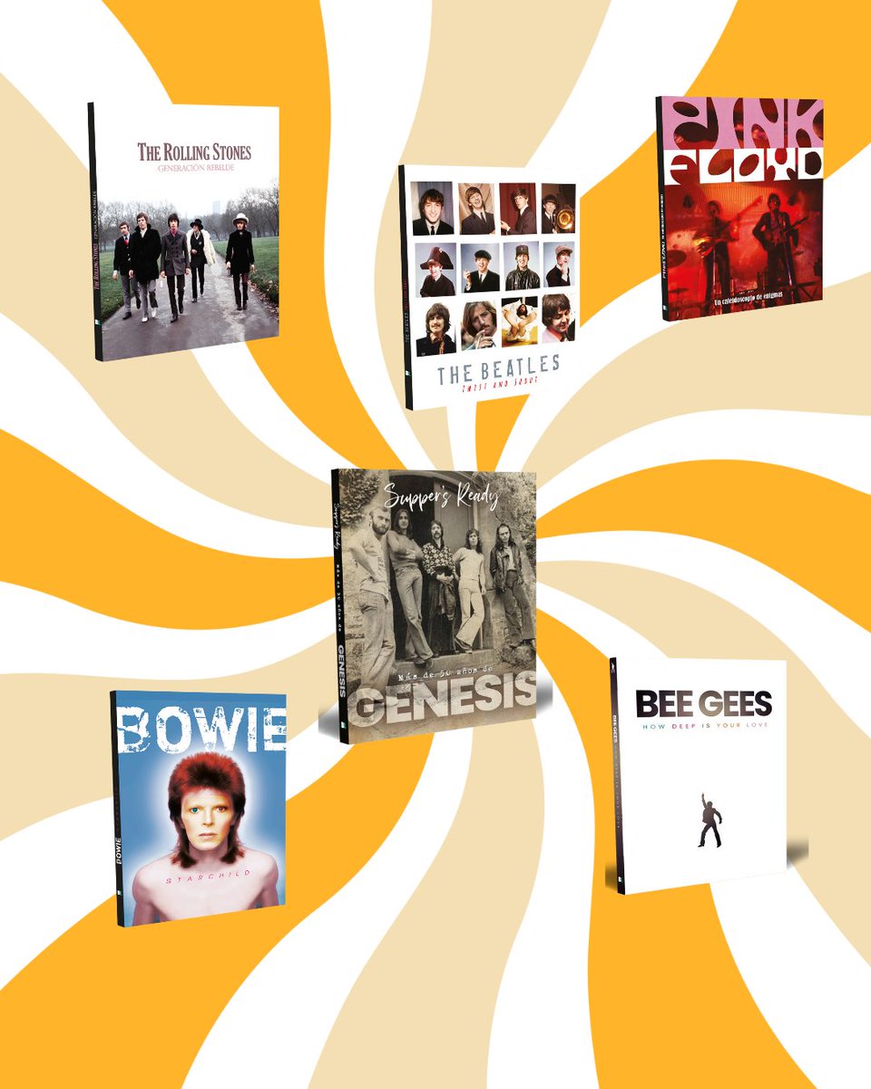 🎸🎸 ¡Vive la música al ritmo de nuestros libros!🌞📚
✨ "Grandes Estrellas del Pop-Rock Internacional" ,libros que te llevarán de gira por las vidas de las leyendas más icónicas de la música.

📖 A la venta en España en tu librería  y en Argentina en brihet.com.ar