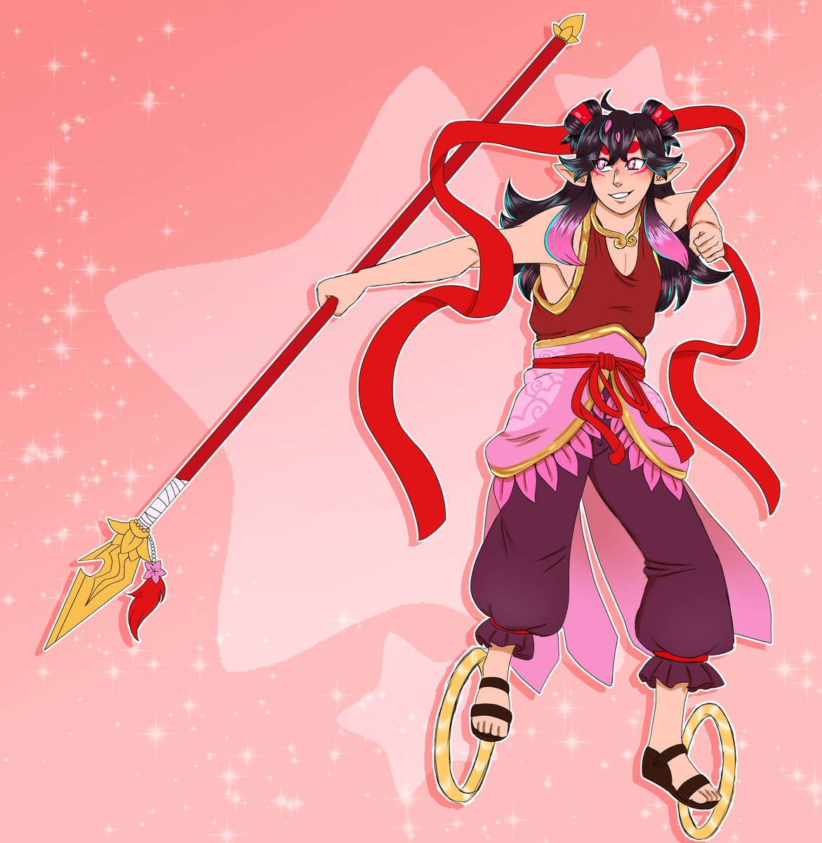 LeinaWander's tweet image. Artfight attack I did for @tay__bee &amp;lt;3