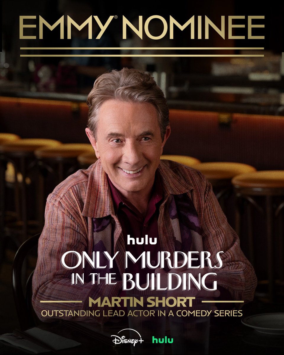 thedailymartins's tweet image. great news! martin short is nominated for 'outstanding lead actor in a comedy series' - 'only murders in the building' at the emmy awards (2025) congratulations 👏🏻🥳
📸: onlymurdershulu | ig