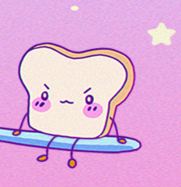 This is my most loyal companion (˶˃ ᵕ ˂˶), he is a slice of wheat bread that was baked at a bakery in Mexico. Even though most people refer to him as Tostadita, his first name is actually Pancho. ⋆｡°✩