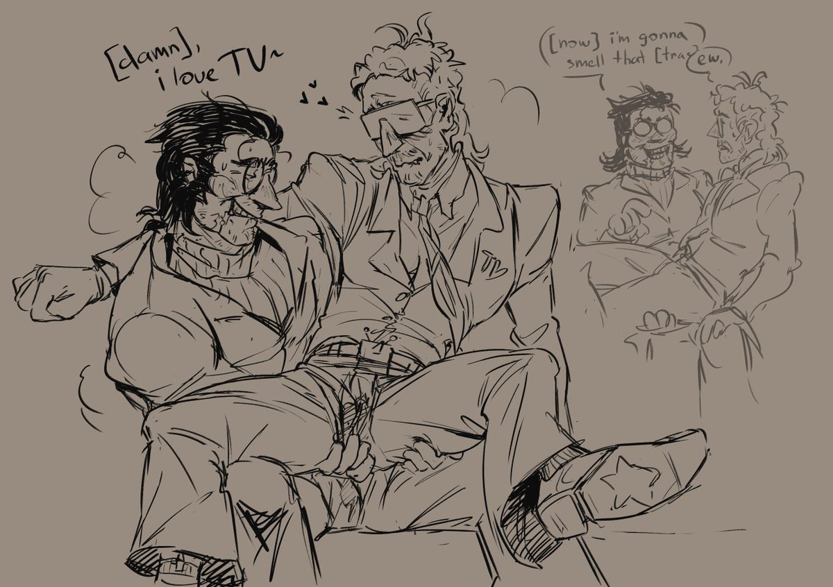 rokki_maniac's tweet image. suggestive thing i think???
da TV host, who was a lil nervous bout his performance, was in the right hands- lmao.
#spamtenna #tenna #spamton #humanization #hum