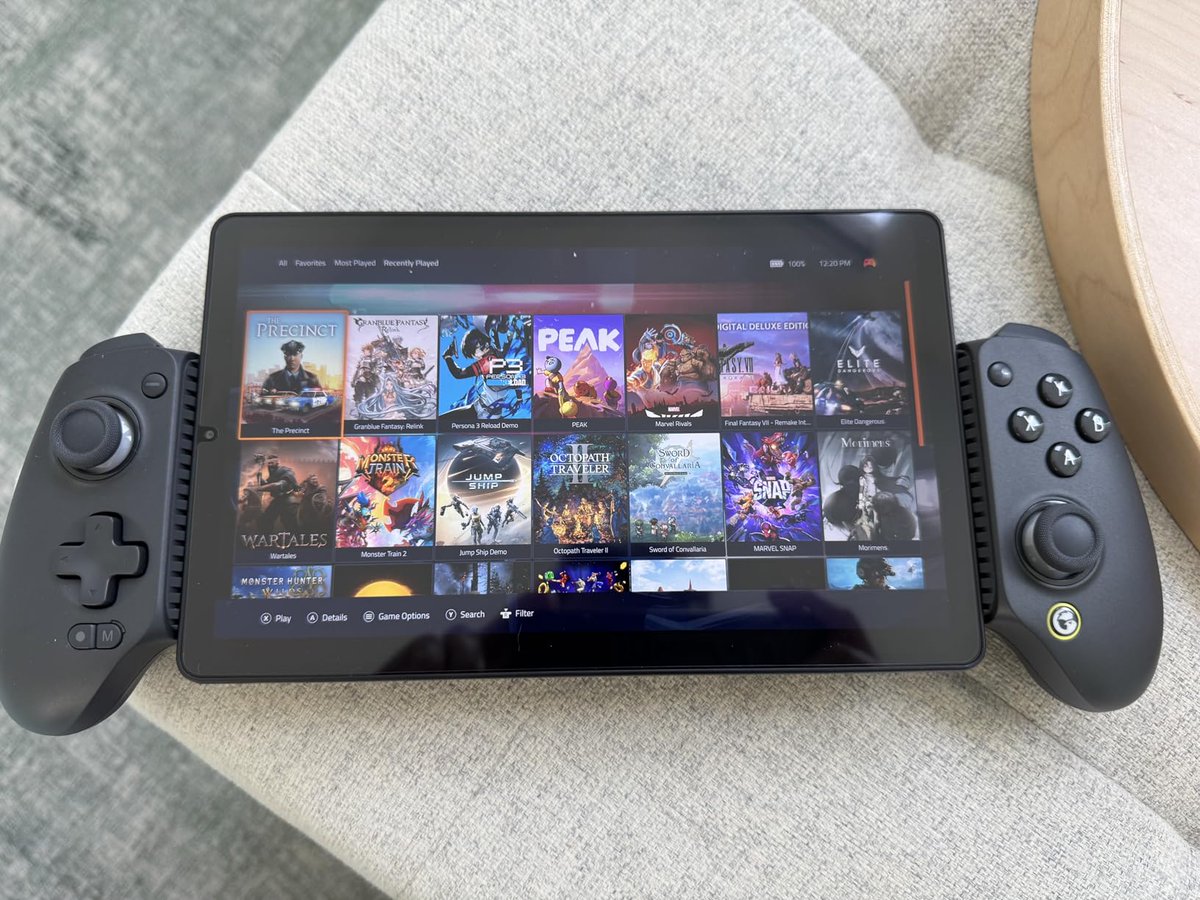 alldocube's tweet image. #alldocube #iplay70miniultra #gamingtablet #customerfeedback #HonestReview
Perfect for Game Streaming and Reading
This is a great tablet!
I got it primarily for gaming via Moonlight + Sunshine (Apollo + Artemis) streaming from my PC, for which it works perfectly. I get around…