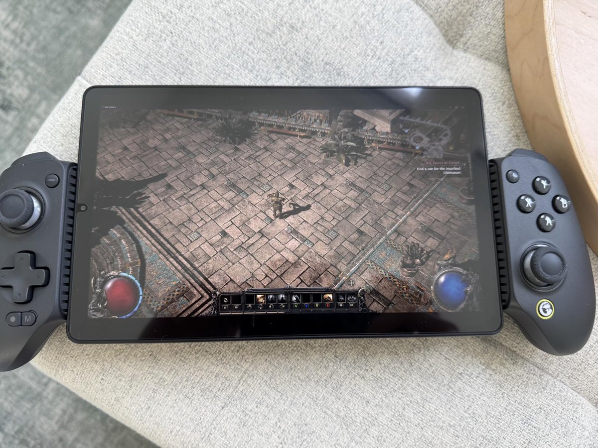 alldocube's tweet image. #alldocube #iplay70miniultra #gamingtablet #customerfeedback #HonestReview
Perfect for Game Streaming and Reading
This is a great tablet!
I got it primarily for gaming via Moonlight + Sunshine (Apollo + Artemis) streaming from my PC, for which it works perfectly. I get around…