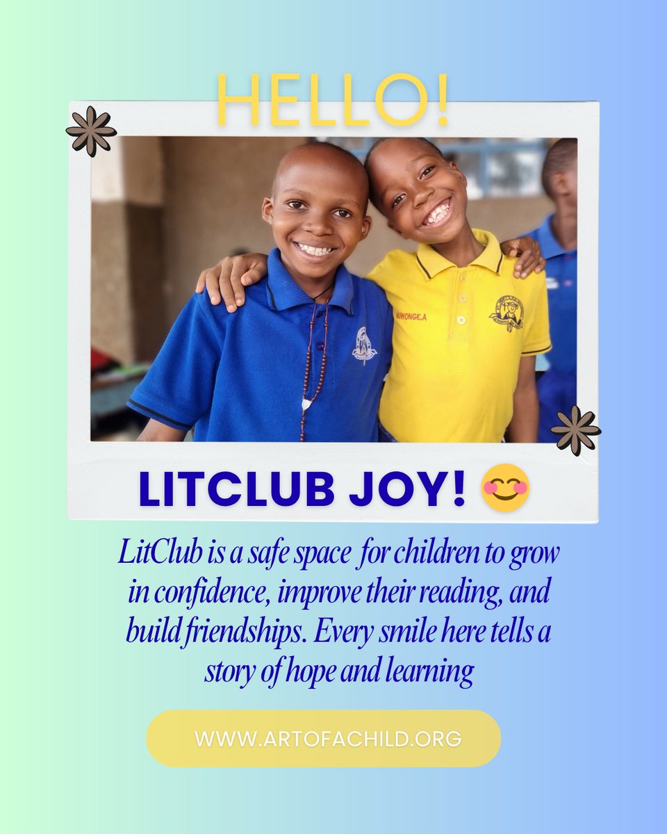 Smiles that speak volumes! 📚💛 #LitClubJoy #HopeInEverySmile"
<a href="/litworldsays/">LitWorld</a>