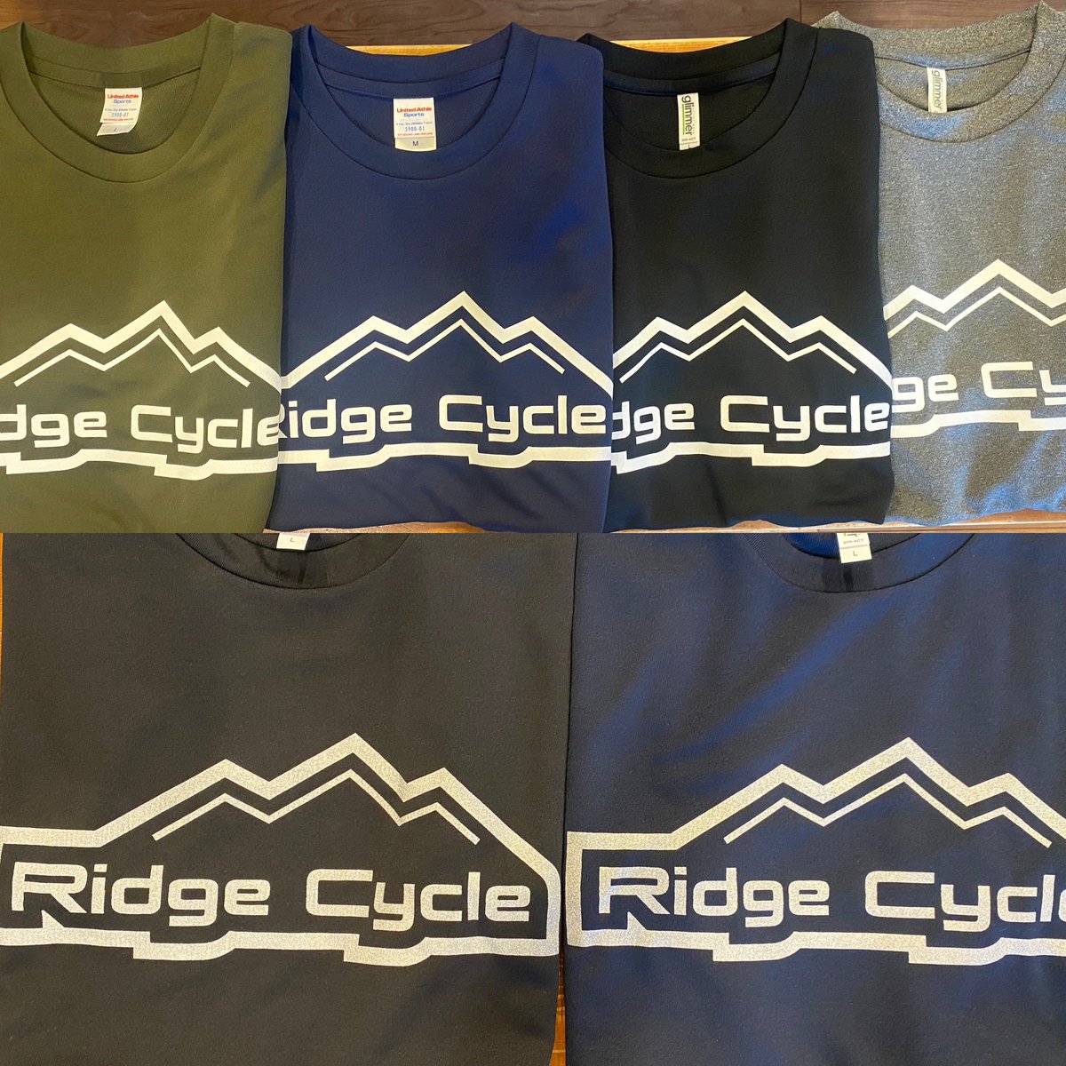 Leo_RidgeCycle's tweet image. リッジTシャツです⭐️
写真1枚目(ドライTです)は現在在庫がございます。ご希望があればお好きな色でオーダーも可能です😊キッズも作れます♪
オンラインショップで在庫の確認もできます。
ridge-cycle.shop-pro.jp/?pid=187602926