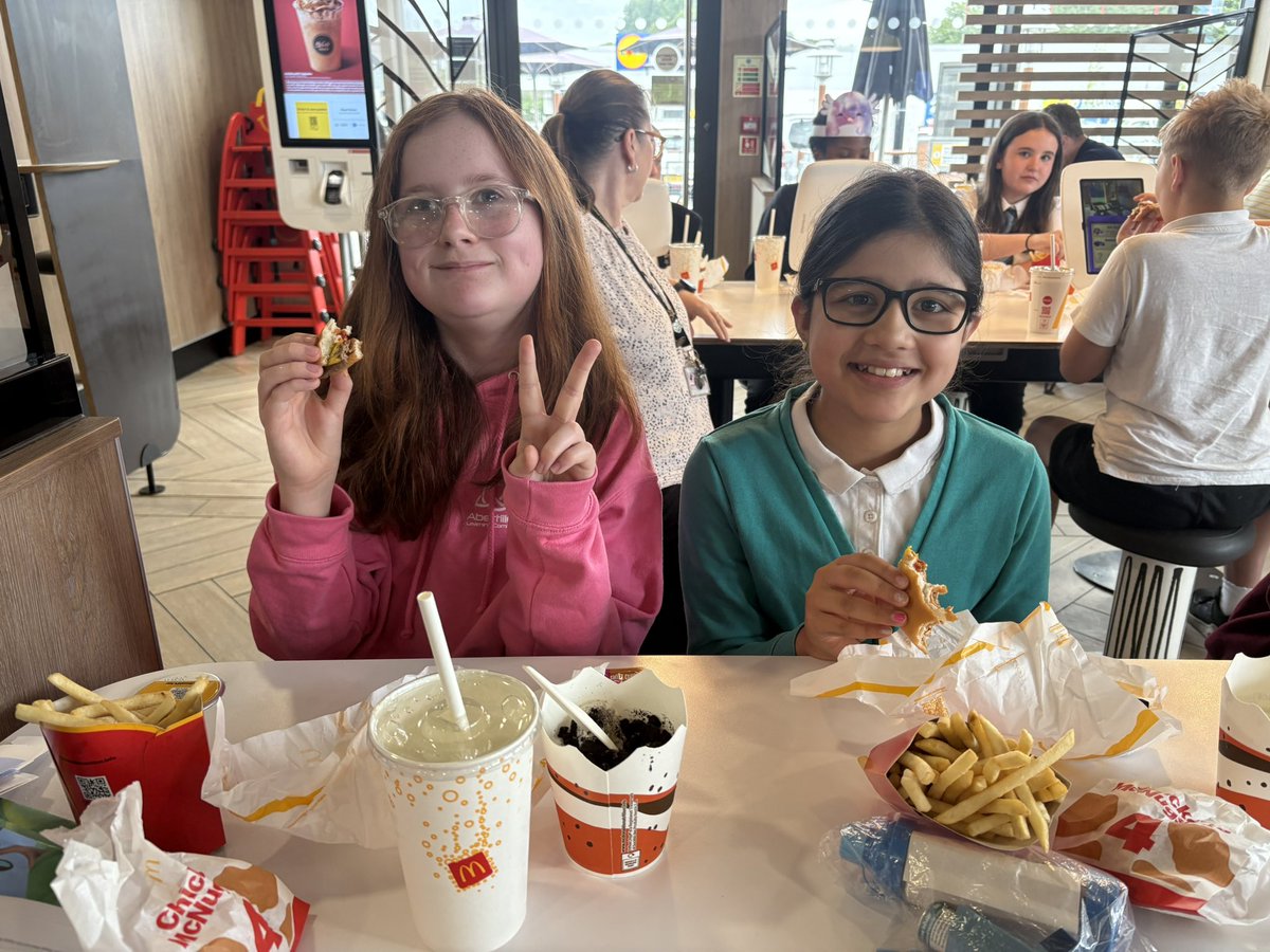 A huge well done to our two AR millionaires who attended our annual reward trip to McDonald’s! Who will be a Reading millionaire next year? 📖