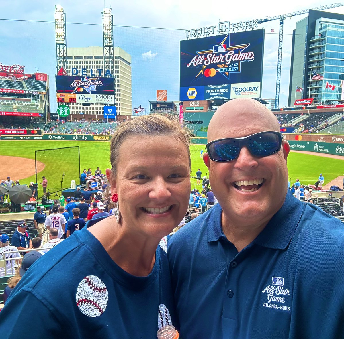 What an INCREDIBLE Game to cap a WONDERFUL 4-Day ALL-STAR ADVENTURE! The Hank Aaron 4.4 Mile Race, The MLB Draft, All-Star Village, All-Star Workout Day, Home Run Derby, &amp; A HISTORIC All-Star Game that included an AMAZING Hank Aaron Tribute! #AllStarGame #BravesCountry