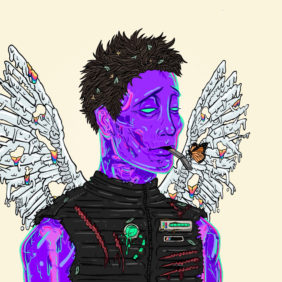 My newest <a href="/DeGodsNFT/">DeGods</a> addition: the only  angel-winged nebula
Out of 9.100 DeGods, there are only 54 with a mythic nebula skin.

In my opinion, this is if not the very best looking skin. 

I can not stress enough on how I believe people are missing the boat on NFTs. Yet again,