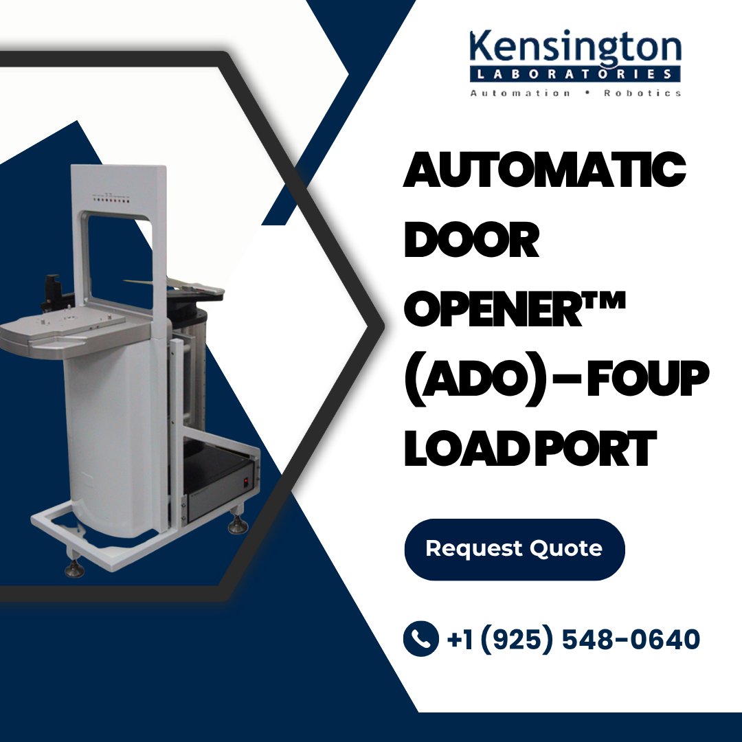 Kensington_Labs's tweet photo. The ADO™ FOUP Load Port delivers unmatched precision and uptime in semiconductor fabs.
Make your process smarter.
👉Request a Quote - https://t.co/uNgWkIWe3G
#WaferHandling #FOUP #SemiconductorManufacturing #Automation https://t.co/hxf3w94v6v