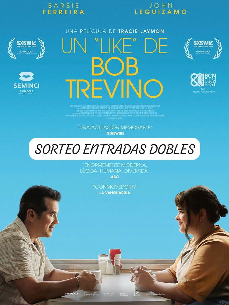 Para celebrar que UN "LIKE" DE BOB TREVINO se estrena este viernes, sorteamos 3 entradas dobles para verla en el cine. Para participar:
👍 Sigue a <a href="/Adicine_es/">Adicine</a> y <a href="/AContraFilms/">A Contracorriente</a>
👍 Etiqueta a quien quieras
👍 Hasta el 18/07
👍 #UnLikeDeBobTrevino