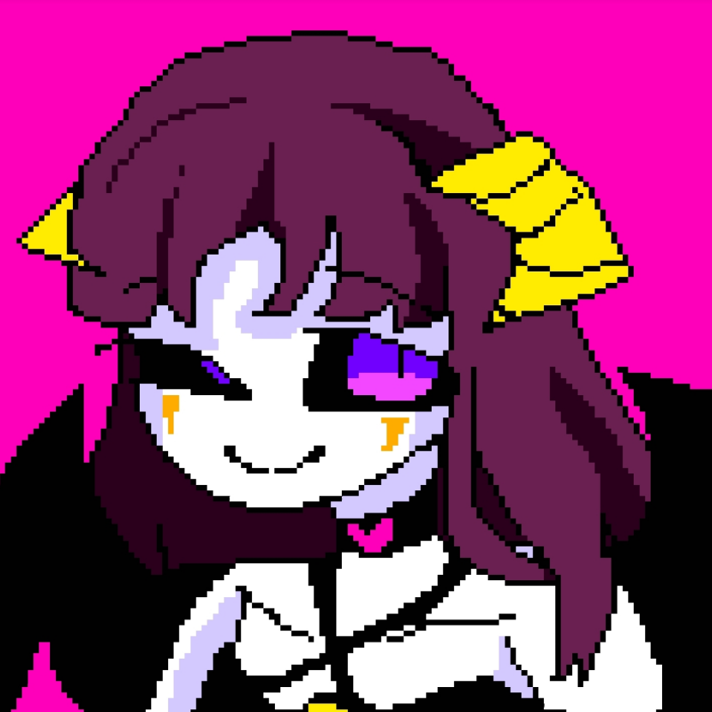 MisterDonuto's tweet photo. 2022. I thought about "well heck, maybe female model" and started a weird design phase for what would eventually become a very tired old man vtuber. This never went anywhere. One of the first dozen or so i made without guidelines grids. 
#donartbro #earlyart #pixelart https://t.co/UvUvRr8yoc