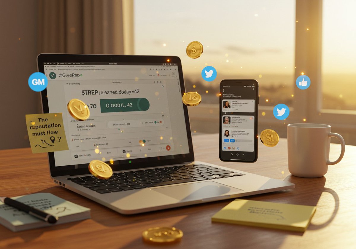PredatorOnChain's tweet photo. GM 🌞 The reputation must flow.
Not with invites.
Not with bots.
But with your activity, your presence.
💬 Every reply
❤️ Every like
🔁 Every retweet
= $REP flowing quietly into your wallet.
Backend is stable.
@GiveRep v1 is coming.
Now is the time to show up and earn daily.
#GiveRep #REPtoken #GM #Web3Social #EngageToEarn #LoyaltyProtocol