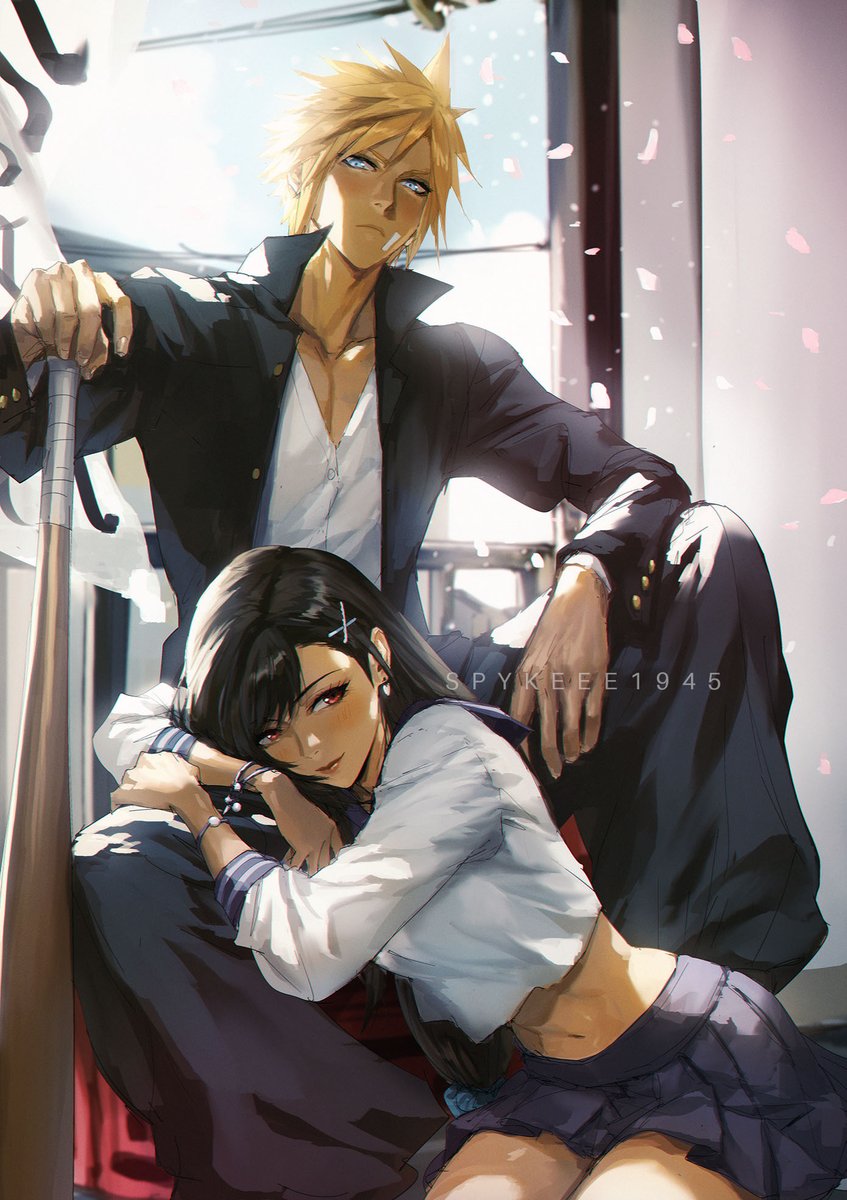 SPYKEEE1945's tweet image. Spring. 🌸🩷

#FF7EC | #FF7 |  #Cloti | #クラティ