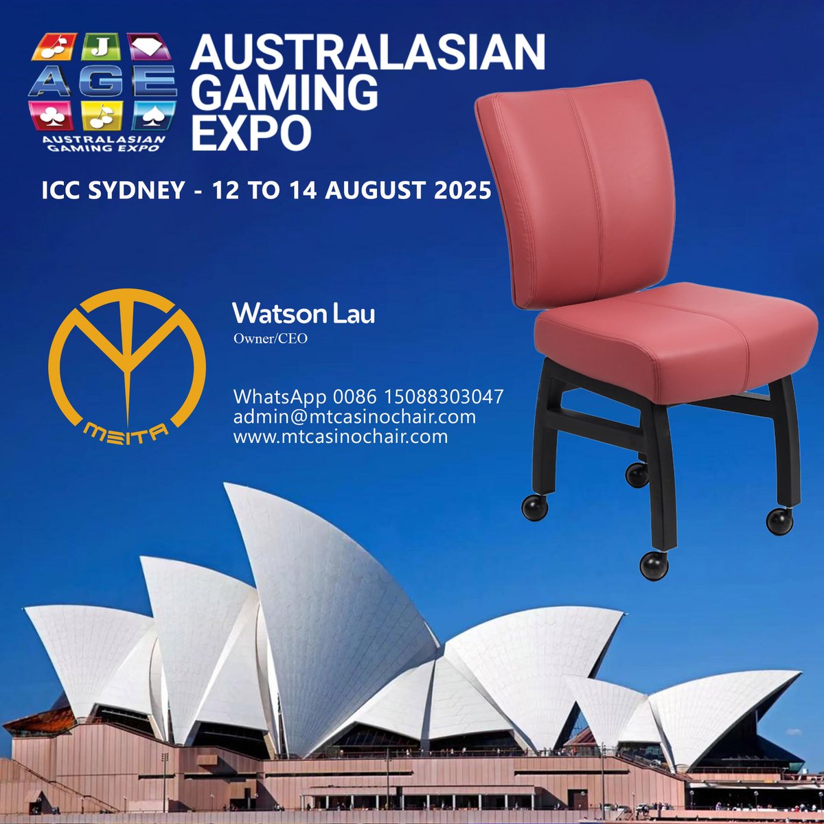 watson2014's tweet photo. 🚀 Join us at the Australian Gaming Expo 2025!
📍 ICC Sydney | August 12-14
🎮 Come visit our booth and discover what’s new! #AGE2025 #GamingExpo https://t.co/cRTWpG3oSE