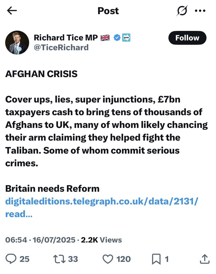JoannaP51358114's tweet image. See Dickie Tice @TiceRichard had a busy morning.
Interestingly, he doesn’t appear to have decided if it’s an ‘Afghan Crisis’ or an ‘Afghan Scandal’ sort of day!
