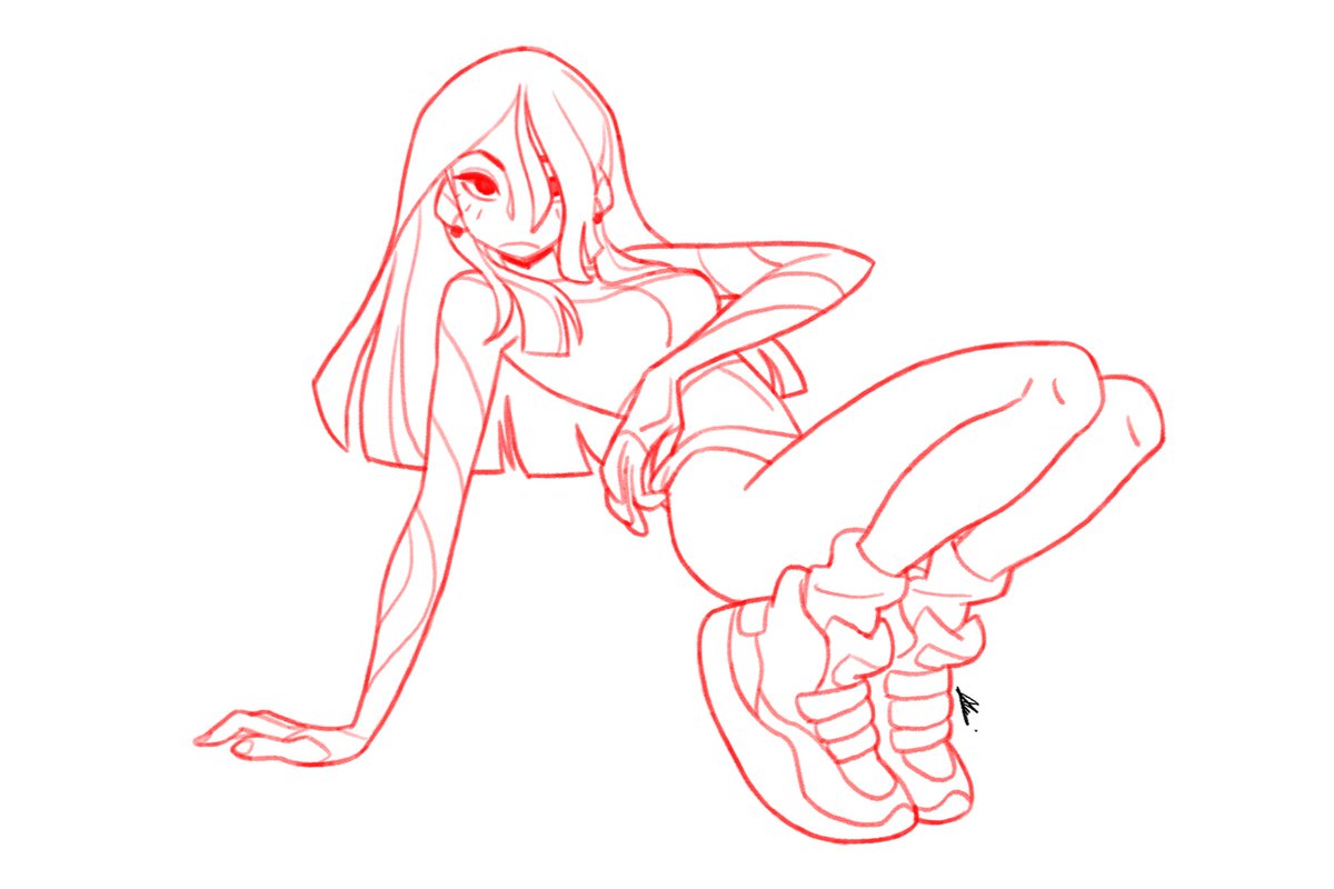 AzlanshahAzamy_'s tweet image. The first thing I always consider when doing studies is how to make the poses look fluid. #characterdesign