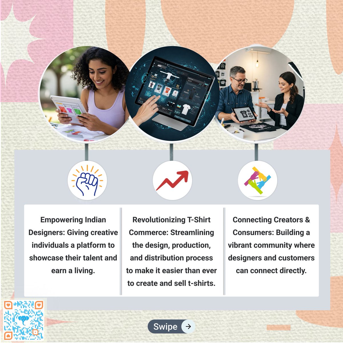 TeeEvo_com's tweet image. The future of t-shirts isn’t global — it’s Indian. 🇮🇳
TeeEvo is where creators meet commerce.
Designers thrive. Shoppers connect.
And t-shirts become stories.

👕 Made for the next generation of design.
#TeeEvo #DesignRevolution