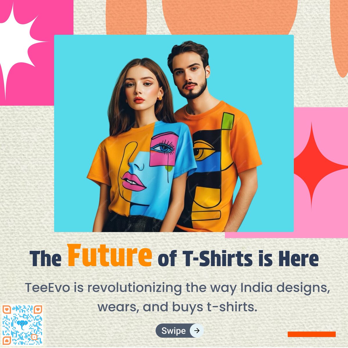 TeeEvo_com's tweet image. The future of t-shirts isn’t global — it’s Indian. 🇮🇳
TeeEvo is where creators meet commerce.
Designers thrive. Shoppers connect.
And t-shirts become stories.

👕 Made for the next generation of design.
#TeeEvo #DesignRevolution