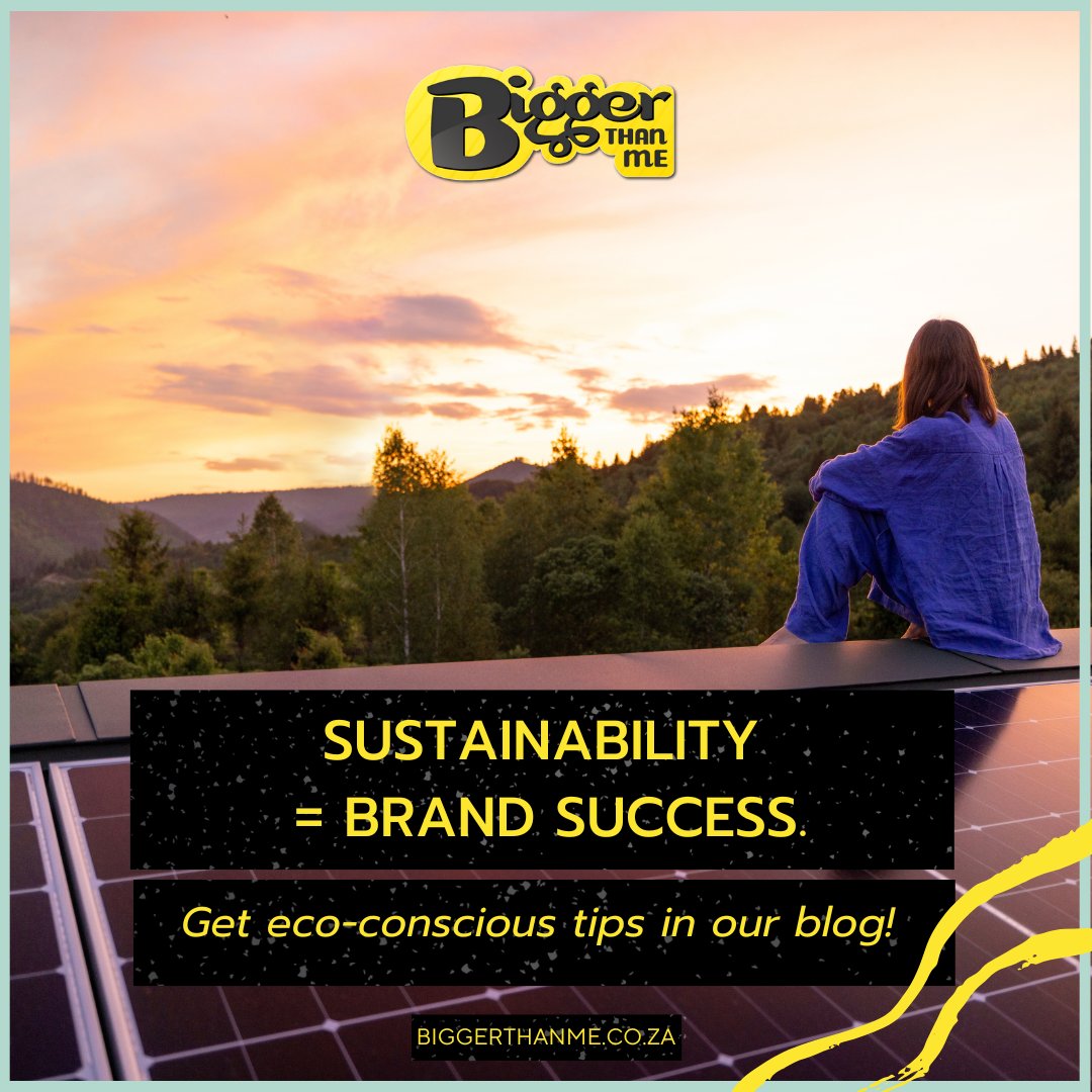 Sustainability is no longer optional - it’s a must for brands. 🌱

Explore how to integrate eco-conscious strategies into your marketing for maximum impact. 🌍

Check out our latest blog for tips! 👉 biggerthanme.co.za/our-blog/

#Sustainability #CauseMarketing #MarketingStrategy