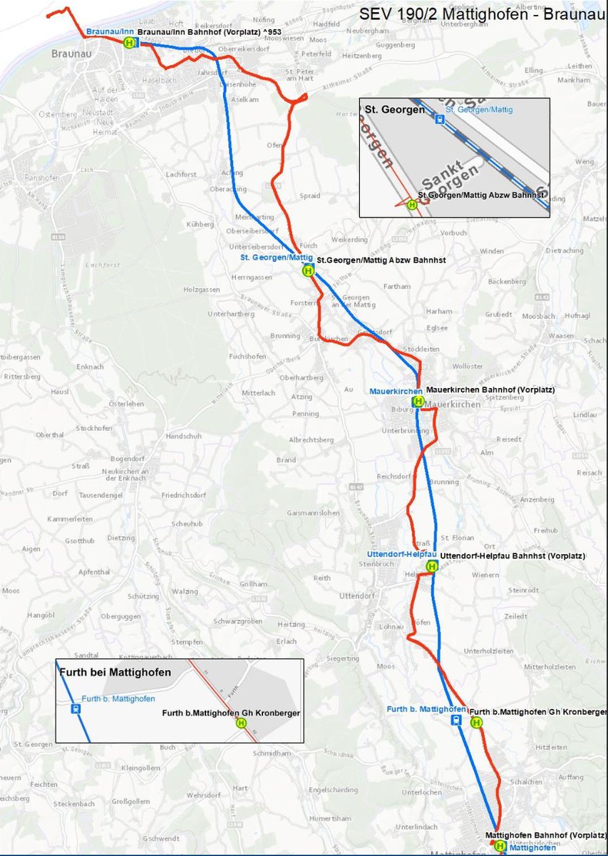 +++BAUSTELLE+++
Wegen Bauarbeiten fährt von 18.07. bis 31.08. ein Schienenersatzverkehr für alle Züge zwischen Friedburg und Braunau am Inn. 🚍 Für einzelne Züge wird zwischen Neumarkt am Wallersee und Braunau am Inn ein Schienenersatzverkehr eingerichtet. #ÖBBStreckeninfo
