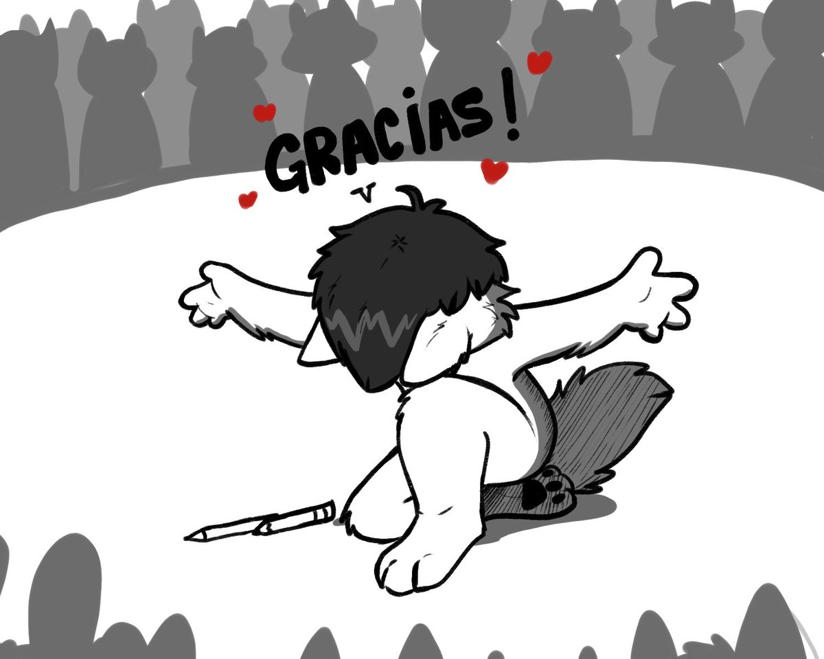 Me arrodillo ante todos ustedes <3

De verdad muchísimas gracias por su enorme apoyo, ustedes son lo mejor que me pudo pasar <3
Es hora de levantarse y seguir adelante!

Una disculpa por la tardanza del dibujo, hoy tuve un día mega cansado jeje por lo menos un dibujito jej <3