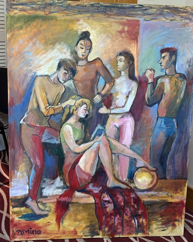 minch0us's tweet image. Hello everyone!✨✨
My name is Amina, and im studying in Kazhakhstan in fine arts major (me and my artworks below!)
In my daily life i speak in russian/kazakh! So your ears/eyes may be hurt. But im working to fix that.
Also i only try to find out what i need post there.