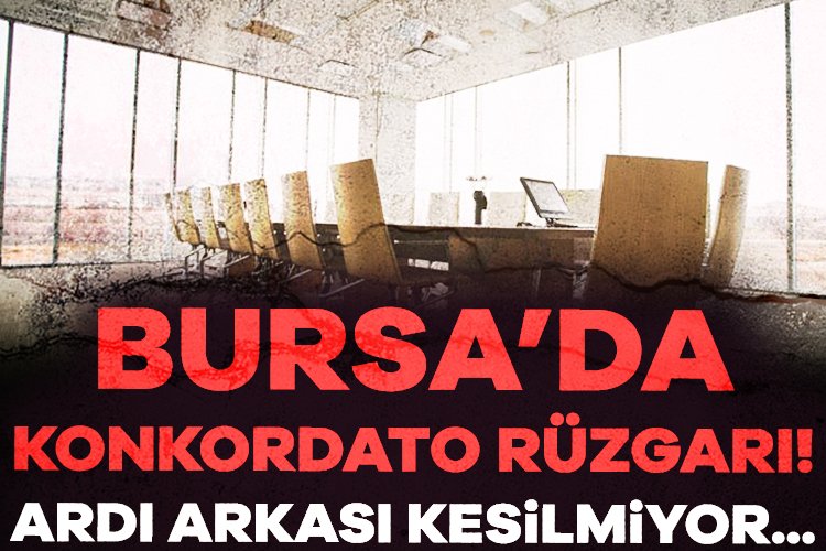 Bursa'da konkordato rüzgarı! Ardı arkası kesilmiyor...

Haberi oku---&gt; tinyurl.com/28avtrch