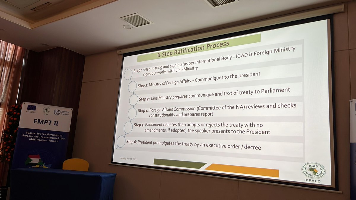 UEaDjibouti's tweet image. These past days of meetings with Djiboutian counterparts were marked by fruitful discussions and strong collaboration towards ratifying the IGAD Protocol on Transhumance.Grateful to work alongside @UEaDjibouti, @ILO & @IGAD_ICPALD to advance #FMPT and regional integration in #HoA