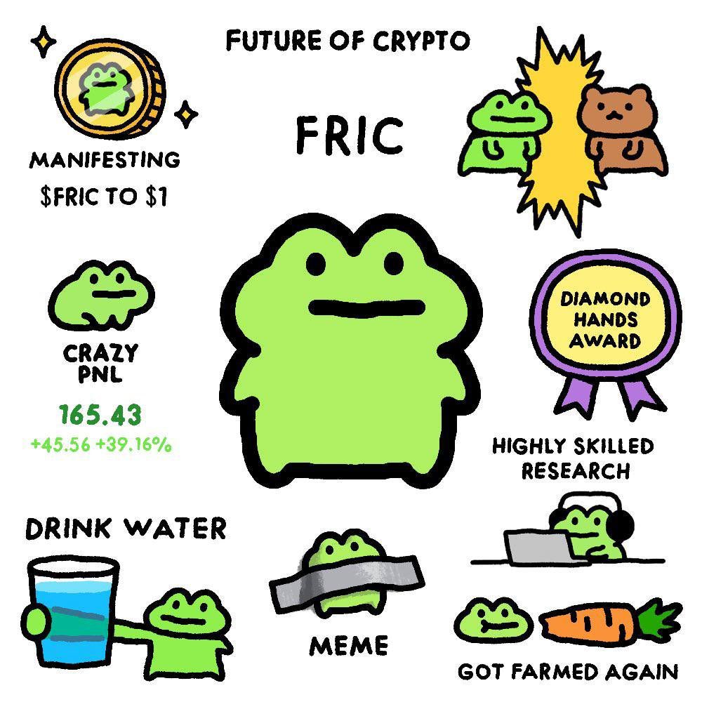 $FRIC is going to 1 Billion &amp; there is nothing you can do to stop it

Ride the next 100x Green Frog 🐸

➖➖➖🟩🟩➖🟩🟩
➖➖🟩🟩⬛🟩🟩⬛🟩
➖🟩🟩🟩🟩🟩🟩🟩🟩🟩
➖🟩🟩🟩⬛⬛⬛⬛🟩🟩
➖🟩🟩🟩🟩🟩🟩🟩🟩🟩
➖🟩🟩🟩🟩🟩🟩🟩🟩

<a href="/fricthefrog/">fric</a>