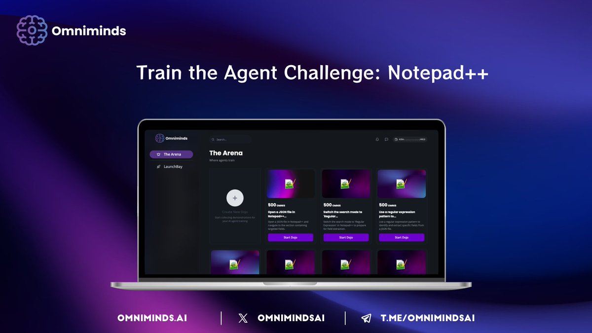 omnimindsai's tweet image. 🧘♂️ NEW TRAINING CHALLENGE: Notepad++ Productivity Agents!
($OMNIS Airdrop Available!)
Simple doesn’t mean basic — let’s turn Notepad++ into a productivity dojo.
Train agents to:
🗒 Create a new file and input a series of tasks as bullet points.
🧹 Clean and format messy text…