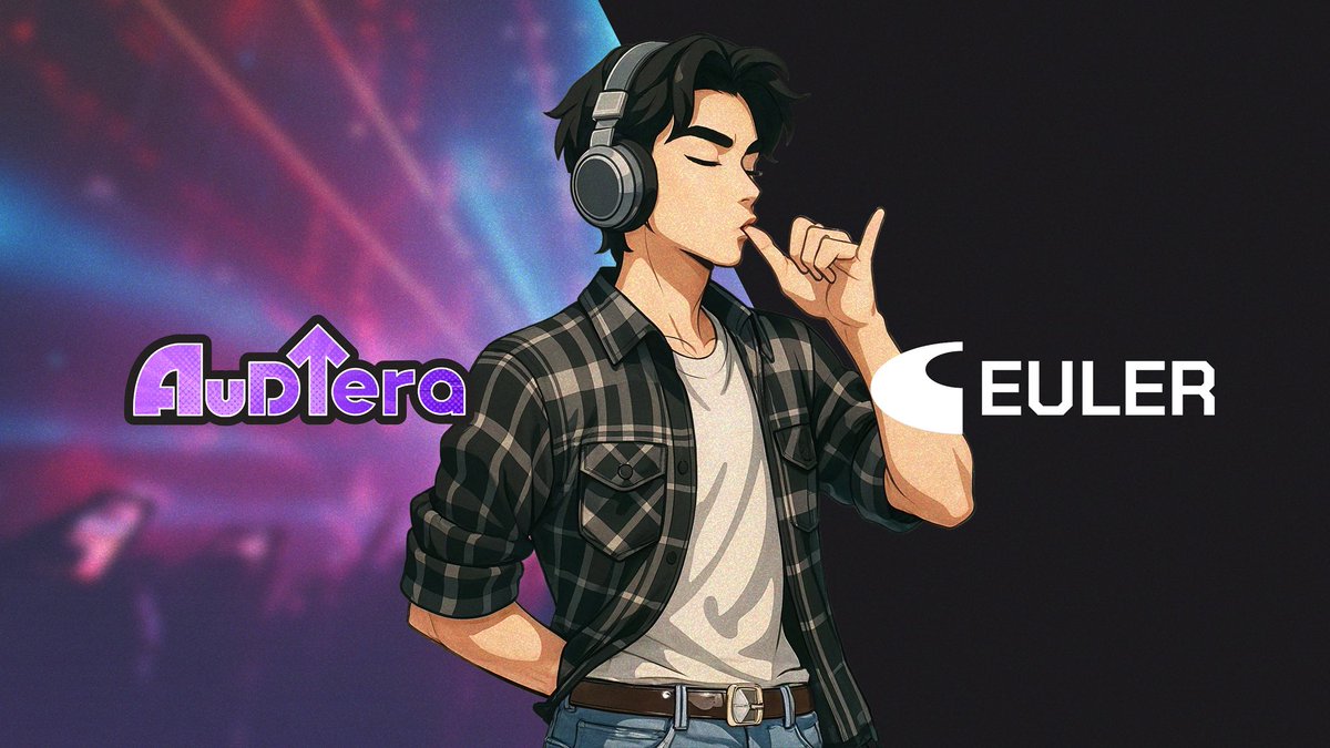 Audiera_web3's tweet image. 🤝 Audiera × @Euler_AI
Excited to partner with @Euler_AI — the AI-native infrastructure platform accelerating decentralized intelligence across Web3.
🎮 Dance2Earn with AI idols @Kira_0x4154 & @Ray_0x4245
🎶 Create music with AI & shine on the leaderboard
💰 Earn $BEAT and…