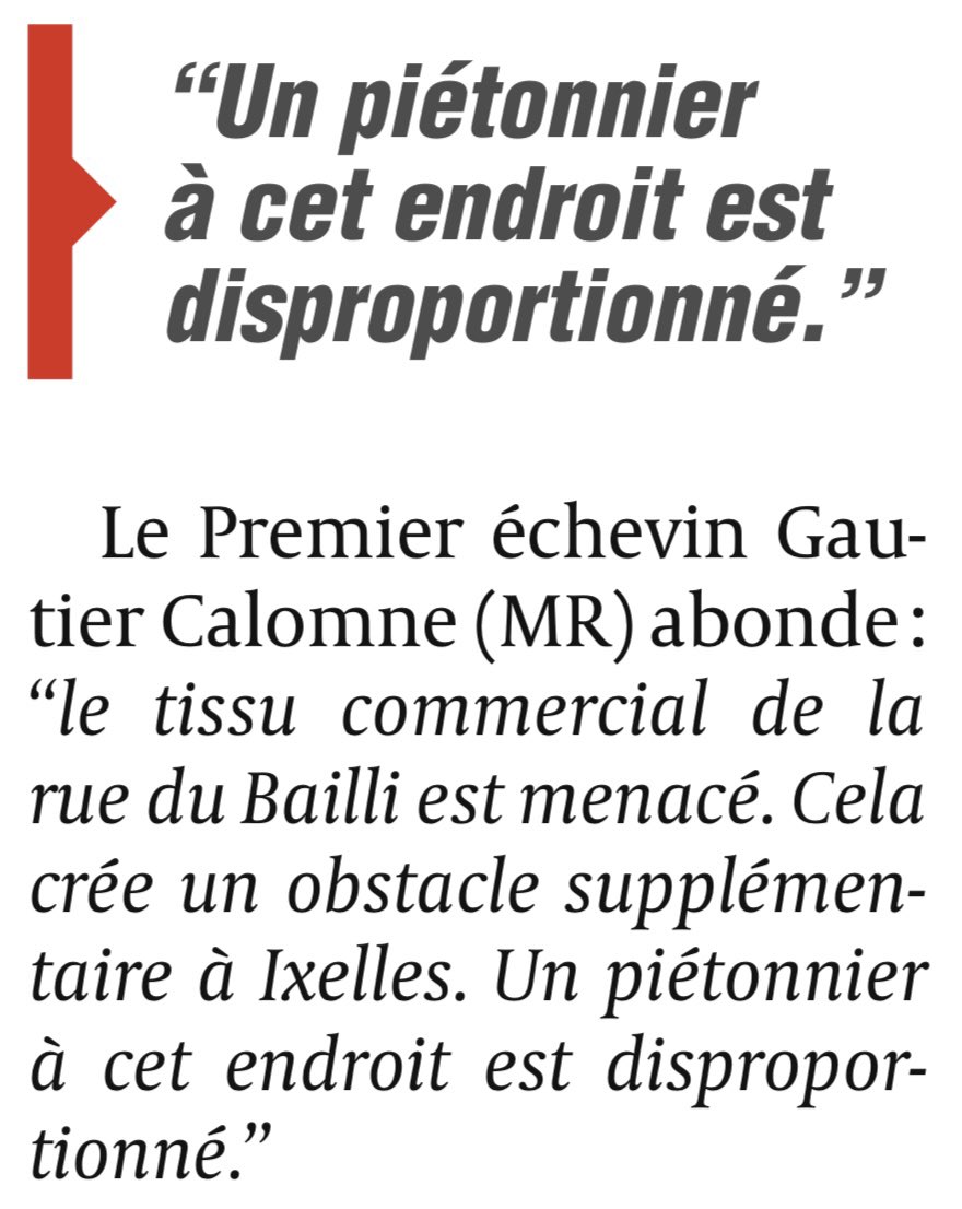 GautierCalomne's tweet image. Ça fulmine rue du Bailli, appelée à être partiellement piétonnisée : &quot;c&apos;est disproportionné&quot;
dhnet.be/regions/bruxel…