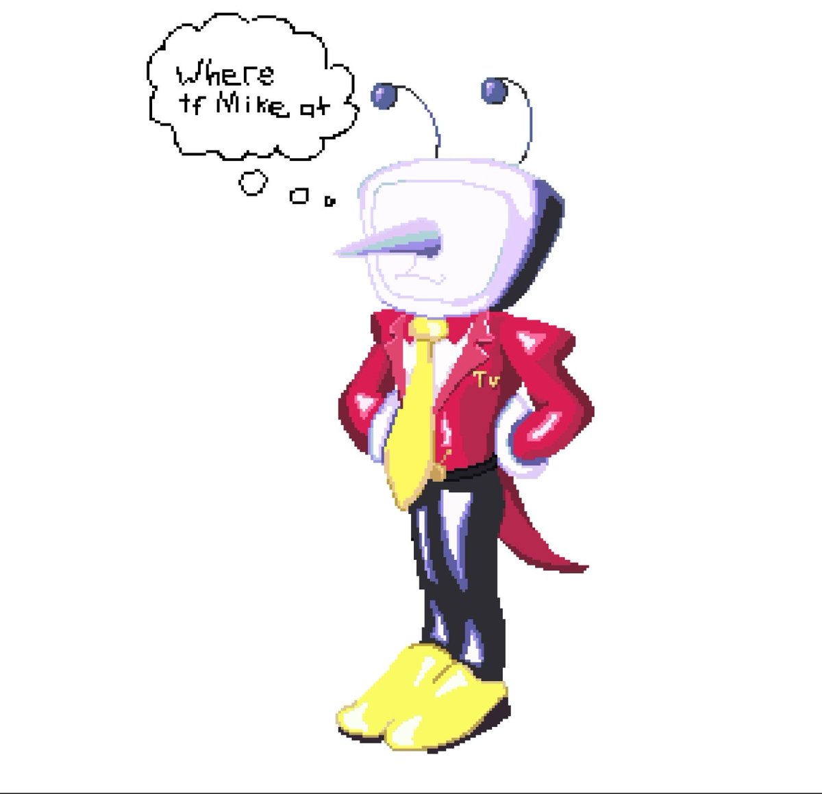 spoinglyboingly's tweet image. Little tenna drawing.. 1 like and I draw him pregnant