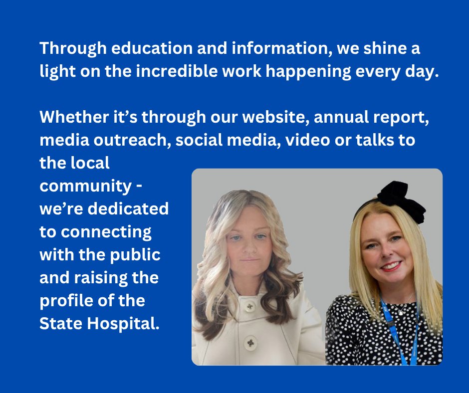 TheStateHospit1's tweet image. It’s Word PR Day! At the State Hospital, our Communications Team is proud to be the voice that bridges the gap between the organisation and its stakeholders. A challenging but deeply rewarding role.
#WordPRDay #PublicRelations #CommunicationMatters #BehindTheScenes