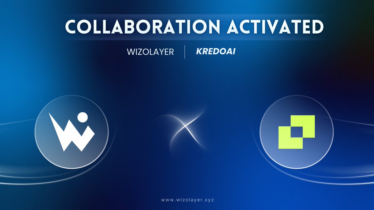 🤝 WizoLayer x Kredo AI — Strategic Partnership Live!

We’re excited to partner with @KredoAI, an innovative platform at the forefront of decentralized AI solutions and intelligent digital infrastructure.

This collaboration aims to combine Kredo AI’s smart technology with