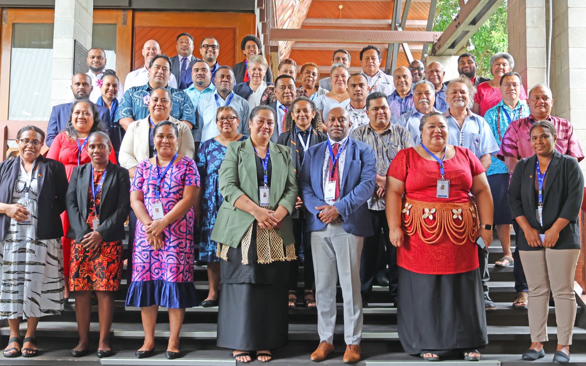 ForumSEC's tweet image. Pacific ACP (PACP) Senior Trade Officials met today at the Pacific Islands Forum Secretariat to prepare for the upcoming Pacific ACP Ministerial meeting to be held on 17 July 2025.
Discussions centred on the Pacific Trade and Sustainable Development Action Document — a roadmap…