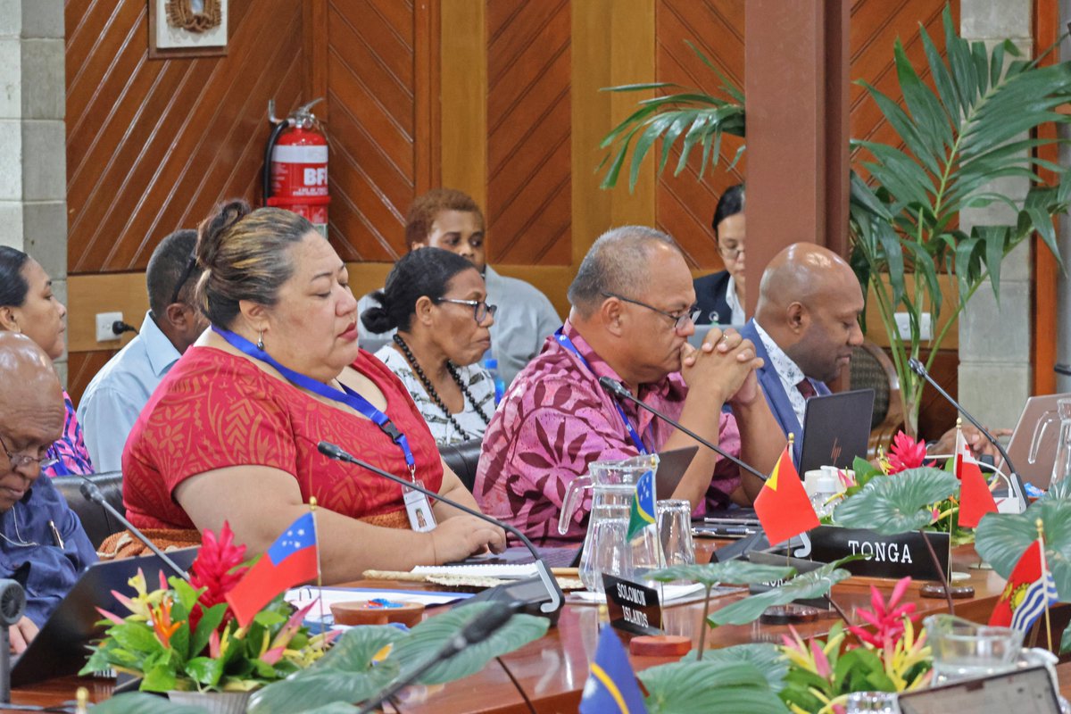 ForumSEC's tweet image. Pacific ACP (PACP) Senior Trade Officials met today at the Pacific Islands Forum Secretariat to prepare for the upcoming Pacific ACP Ministerial meeting to be held on 17 July 2025.
Discussions centred on the Pacific Trade and Sustainable Development Action Document — a roadmap…