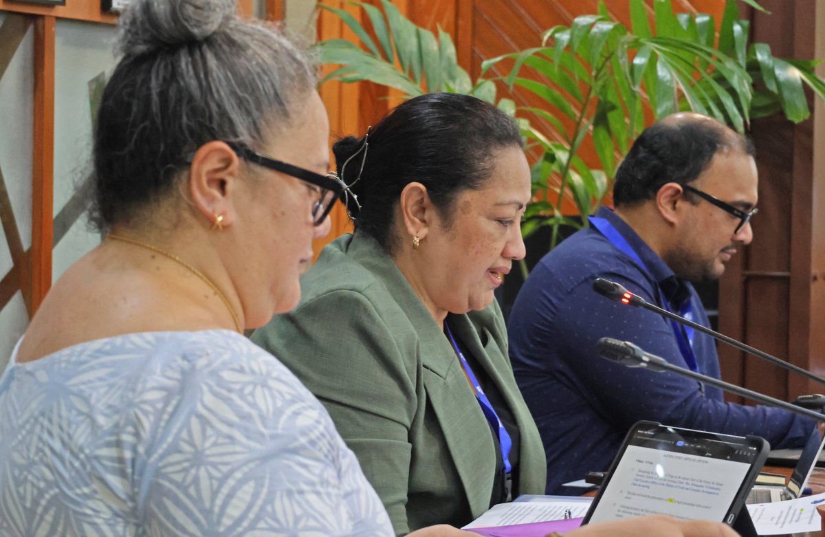 ForumSEC's tweet image. Pacific ACP (PACP) Senior Trade Officials met today at the Pacific Islands Forum Secretariat to prepare for the upcoming Pacific ACP Ministerial meeting to be held on 17 July 2025.
Discussions centred on the Pacific Trade and Sustainable Development Action Document — a roadmap…