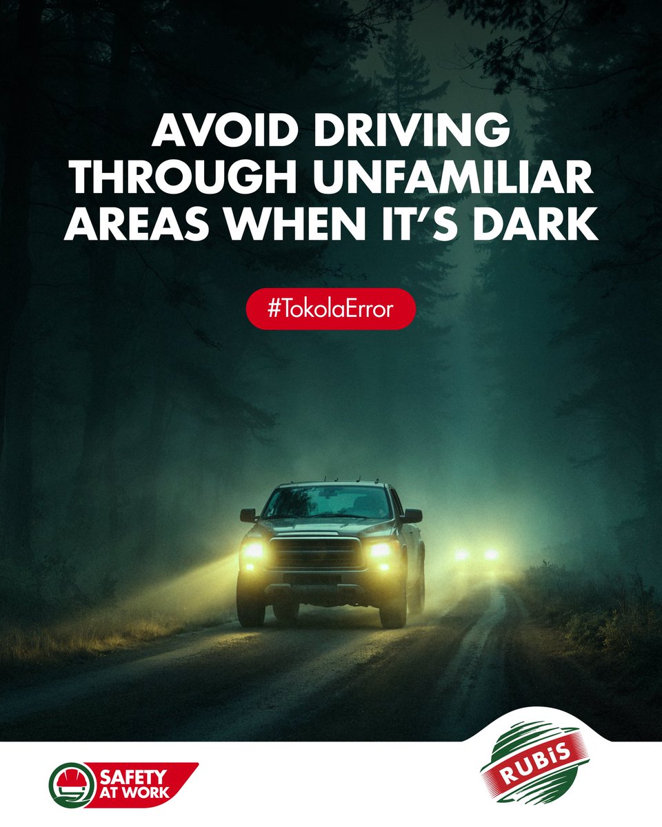 That shortcut at night could be the longest route to trouble. Stick to familiar roads and avoid poorly lit areas, as these are often hotspots for gangs.

#TokolaError  #RUBiSUG