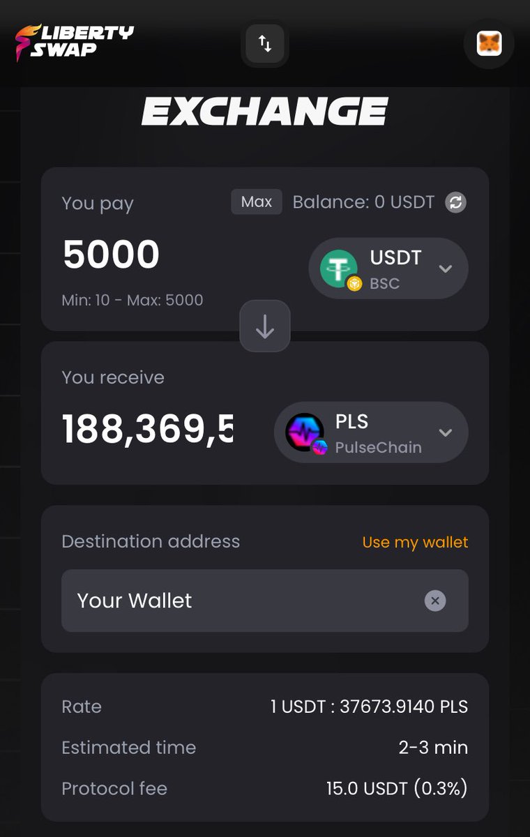 <a href="/BNBCHAIN/">BNB Chain</a> The speed of liquidity moving between PulseChain and BNBChain is now among the top 3 fastest chains by TPS.